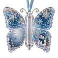 thumbnail image 1 of Christmas Cash Gift Butterfly Ornament, Acrylic Money Holder for Rolled Bills, Snowman Holiday Tree Hanging Decoration for Family Gift Giving, 5.12 x 4.33 Inch, 1 of 7