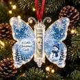 thumbnail image 1 of Christmas Cash Gift Butterfly Ornament,Money Holder Fillable Bulk Keepsake Envelopes Decor for Giving Tree Family with Built‑In Clear Compartment As A Festive Hanging That Hold Money,(Sky Blue), 1 of 7