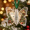 thumbnail image 1 of Christmas Cash Gift Butterfly Ornament, Money Holder for Rolled Bills, Hanging Christmas Tree Decoration, Festive Stocking Stuffer Keepsake for Holiday Gifting, 1 of 7