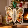 thumbnail image 1 of Christmas Cash Gift Butterfly Ornament, Money Holder for Rolled Bills, Hanging Christmas Tree Decoration, Festive Stocking Stuffer Keepsake for Holiday Gifting, 1 of 7