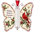 thumbnail image 1 of Christmas Cash Gift Butterfly Ornament Money Holder for Tree Decorations,Butterfly-Shaped Displays Rolled Cash,Festive Hanging Keepsake for Trees, Giving and Seasonal Holiday Decor,Z-D, 1 of 9
