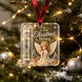 thumbnail image 1 of Christmas Cash Gift Holder Ornament - Clear Christmas Money Holder for Cash Gift - Xmas Tree Hanging Ornaments or Decoration (C), 1 of 7