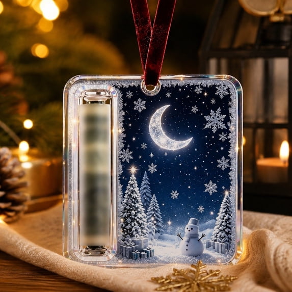 Christmas Cash Gift Ornament, Acrylic Christmas Money Holder for Cash, Crystal-Clear Christmas Money Holders for Cash, Funny Holiday Xmas Tree Hanging Ornaments Decor, Funny Ways Gift for Xmas Tree