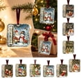 thumbnail image 1 of Christmas Cash Gift Ornament, Christmas Decoration Wallet Pendant, Clear Acrylic Cash Holder Ornament for Tree Hanging and Gift, 1 of 8