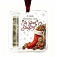 thumbnail image 1 of Christmas Cash Gift Ornament, Christmas Money Holder for Cash Gift, Christmas Tree Decoration, Funny Holiday Xmas Tree Hanging Ornaments Decor(1Pcs,Christmas Stocking Bear Gift Scene), 1 of 5