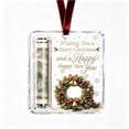 thumbnail image 1 of Christmas Cash Gift Ornament,Christmas Tree Hanging Money Clip Decoration,Festive Money Holder Pendant For Holiday Gift Giving Home Decor(1Pcs,Christmas Wreath), 1 of 7