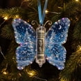 thumbnail image 1 of Christmas Cash Gift Ornament, Plastic Butterfly Design C Cash Gift Holder, with Hanging Ribbon for Xmas Tree Wreath and Garland, 1 of 5