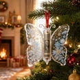 thumbnail image 1 of Christmas Cash Gift Ornament, Plastic Butterfly Design D Cash Gift Holder, with Hanging Ribbon for Xmas Tree Wreath and Garland, 1 of 5