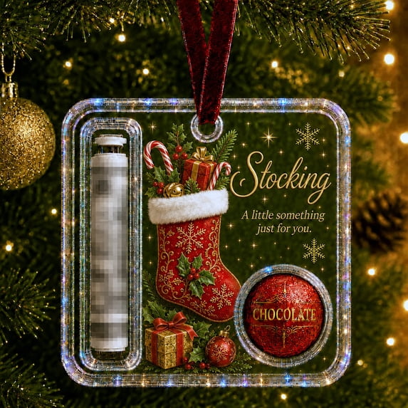Christmas Cash & Treat Holder Ornament, 3.94" Personalized Christmas Money Holder Ornaments, Holiday Xmas Ornaments Christmas Decorations Decor Home Indoors