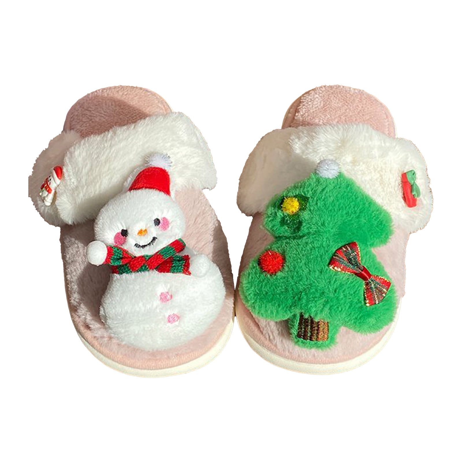 Christmas Casual Slippers For Women Men 2024 Indoor Fall Winter House