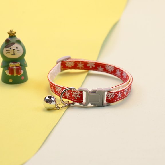 Christmas Cat Collar, Multiple Festive Styles, Adjustable Size