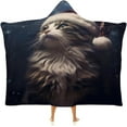 thumbnail image 1 of Christmas Cat Gifts Wearable Blanket for Adults Bed Throw Blanket Soft Cozy Warm Hooded Blankets for Kids Men Women, 1 of 6
