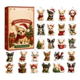 thumbnail image 1 of Christmas Cat Lover Countdown With 24 Piece Acrylic Hanging Ornament Blind Box for Adults & Beginners DIY Craft Holiday Wall Decor Very Lovely Festive Gift Set for Cat Dad Home Decoration, 1 of 8