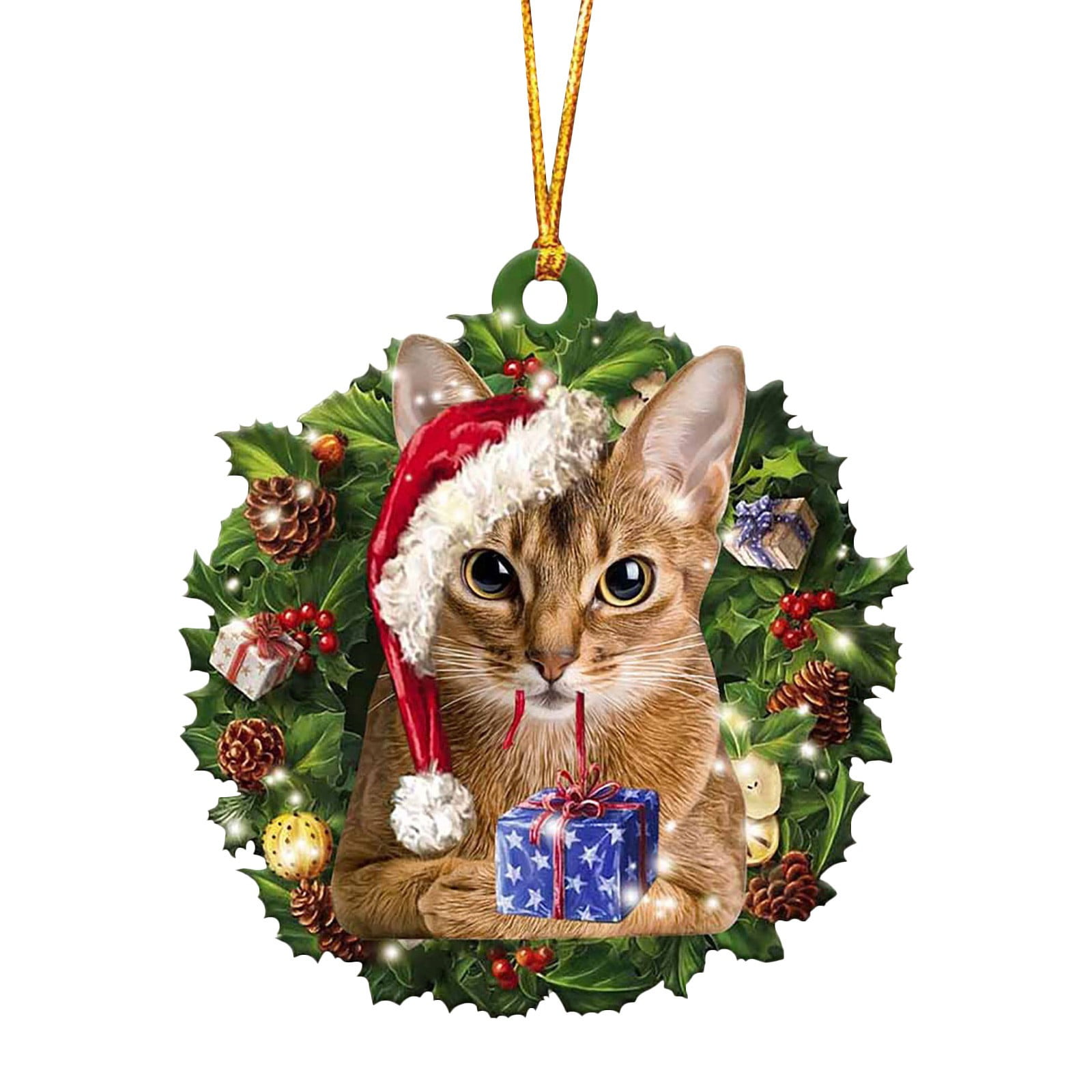 Christmas Cat Ornaments Black Cat Christmas Ornaments Christmas Tree Hanging Ornaments Cat