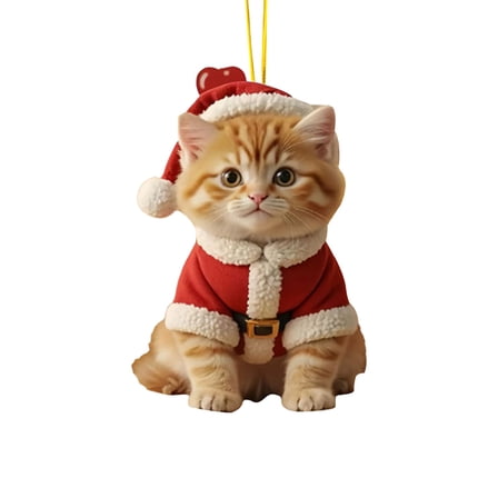 Christmas Cat Pendant - Personalized Cat Ornaments For Christmas Tree 2026 Christmas Ornaments Funny Hanging Christmas Decoration For Indoor Home//Mantel