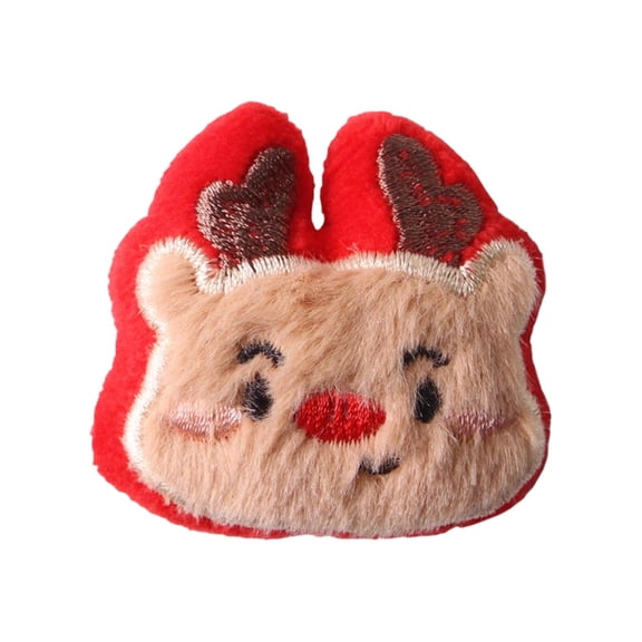 Christmas Cat Plush Toys, Santa Reindeer Snowman Tree Stocking Teeth Grinding Interactive Catnip Chew Toy