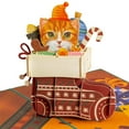 thumbnail image 1 of Christmas Cat Pop Up Card, 1 of 5