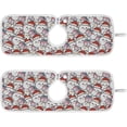 thumbnail image 1 of Christmas Cat Santa Hat Kitchen Sink Splash Guard 2 Packs Faucet Absorbent Mats Cute Kitten Gift Box Faucet Handle Drip Catcher Quickly Drying Mat for Kitchen Counter Bathroom, 14.9"x5.5", 1 of 7