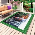 thumbnail image 1 of Christmas Cat Snowman Outdoor Rug 5x7 Ft, Non Slip Washable Area Rug, Green Buffalo Plaid Winter Snowflake Patio Rugs Carpet Runner, Large Floor Mat for Indoor/Outdoor Deck Porch Camping, 1 of 8
