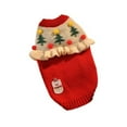 thumbnail image 1 of Christmas Cat Sweater – Red Winter Pet Outfit with Jingle Bells and Bows, Soft Holiday Clothes for Cats and Small Dogs, M, 1 of 5