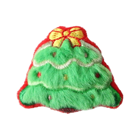 Christmas Cat Toy Soft Plush, Interactive Chew Toys for Indoor Cats, Holiday Kitty Gifts