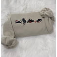 thumbnail image 1 of Christmas Cats Embroidered Sweatshirt, 1 of 4