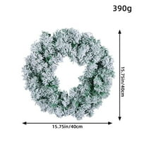 Christmas Cedar Pine Wreath for Front Door Evergreen Garland Natural Artificial Pine Wreath Outdoor Garden Porch Hanging Decoration Wall Grapevine Decor 12 inch