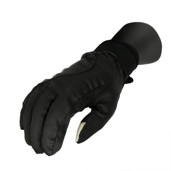 Men's Black Softshell Thinsulate Touchscreen Sport Gloves - Medium