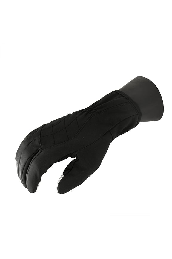 Women's Black Softshell Winter Touchscreen Commuter Gloves - Small