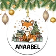 thumbnail image 1 of Christmas Ceramic Ornament Cute Beagle Illustration Christmas Bauble Cute Animal Pet Dog for Boys Girls Round Ceramic Christmas Decoration for Family Friend, 1 of 5