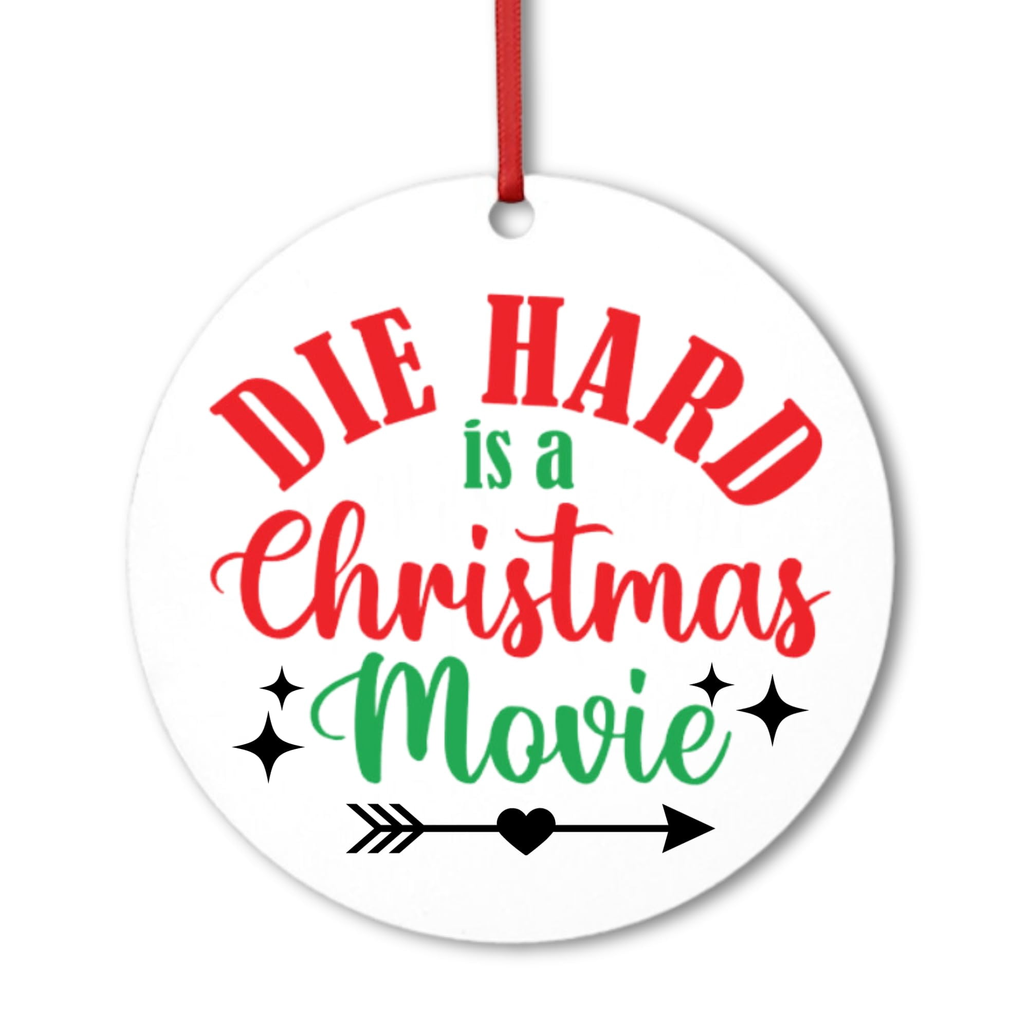 Christmas Ceramic Ornament, Die Hard is A Christmas Movie, Christmas