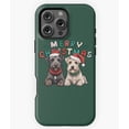thumbnail image 1 of Christmas Cesky Terriers Merry Xmas Phone Case for iPhone 16 15 14 13 12 11 Pro Max, 1 of 2