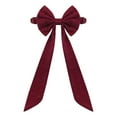 thumbnail image 1 of Christmas Chair Bows,Christmas Bows for Chairs,Satin Chair Sashes Chair Bow Bows Tie Back Chairs Decoration Wedding Banquet Party ,1PCS, 1 of 7