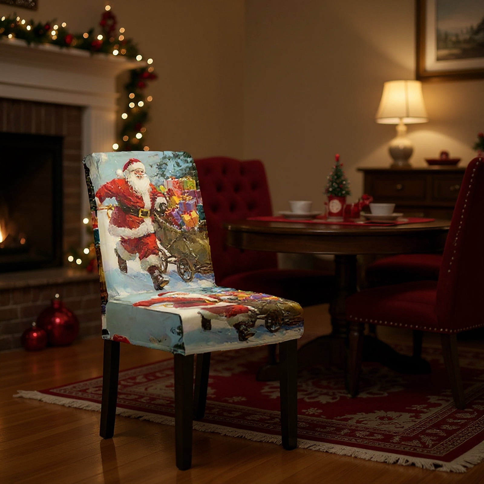 Elegant Christmas Chair Covers