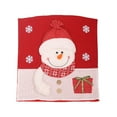 thumbnail image 1 of Christmas Chair Cover, 3D Santa Doll Fabric Slipcover for Dining Table and Stool Backrest, Stretch Washable Holiday Decor 18.5x20.5in, Festive Home Party Accessory, 1 of 3