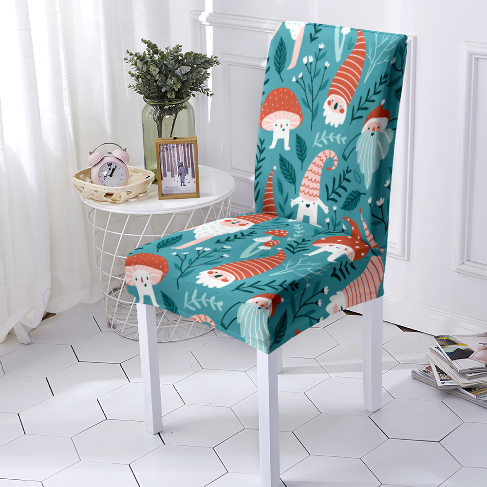 Christmas Chair Cover Stretch Washable Big Elastic Seat Covers For