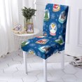 Christmas Chair Cover Stretch Washable Big Elastic Seat Covers For
