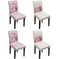 thumbnail image 1 of Christmas Chair Covers Set of 4, Xmas Tree Snowman Dining Chair Covers for Party Kitchen Removable Seat Cover for Chairs Christmas Decorations Indoor, 1 of 7