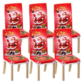 Chair Covers 6 Pack Washable Dining Chair Cover Dining Room Chair Seat