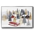 thumbnail image 1 of Christmas Chalet Collection A - Framed Gallery Wrapped Holiday Canvas - 27 x 41 - Silver Frame, 1 of 9