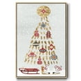 thumbnail image 1 of Christmas Chalet Collection B - Framed Gallery Wrapped Holiday Canvas - 17 x 25 - Natural Wood Frame, 1 of 8