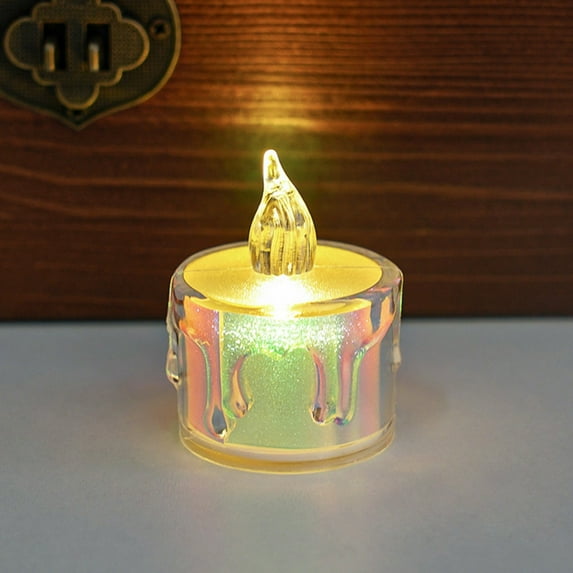 Christmas Changing Flameless Candles,Candle Light Battery Operated LED Candle with Remote,Timer,Warm Glow,Long Last Lighting for Romantic Anniversary Wedding Home Daily Decor