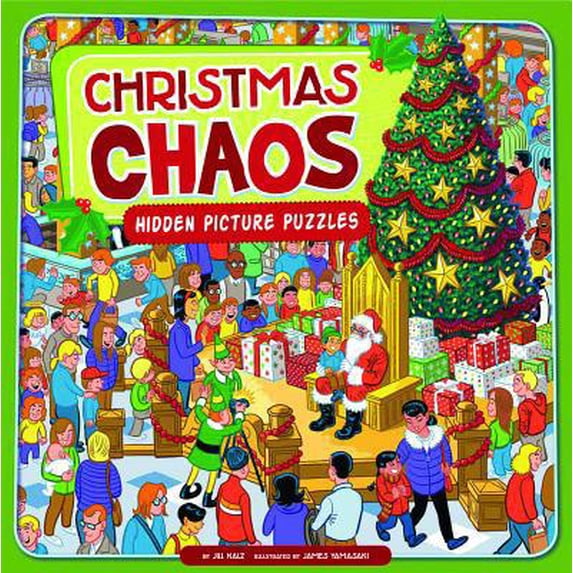 Pre-Owned Christmas Chaos: Hidden Picture Puzzles (Hardcover) 140487724X 9781404877245