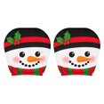 Optionauto Christmas Character Car Headrest Cover Christmas Car Headgear With ...