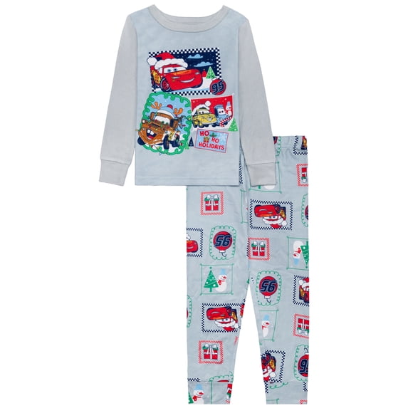 Christmas Character Toddler Long Sleeve and Pant Pajama Set, Sizes 12M-5T