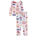 thumbnail image 1 of Christmas Character Toddler Long Sleeve and Pant Pajama Set, Sizes 12M-5T, 1 of 3