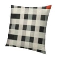 thumbnail image 1 of Christmas Check Throw Pillow Cover Winter Farmhouse Decorations Pillow Cases, 1 of 5