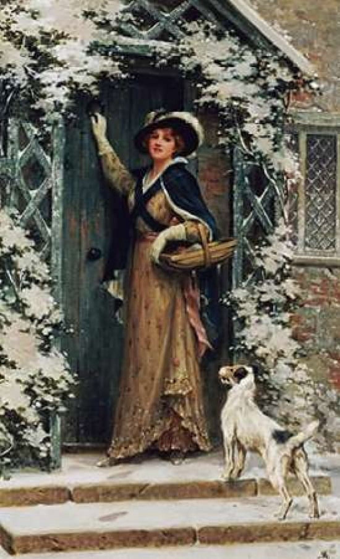 Christmas Cheer Canvas Art - George Sheridan Knowles (12 x 18)