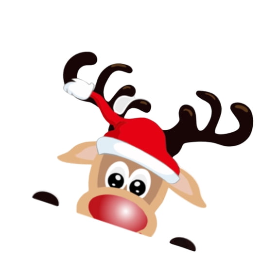 Christmas Cheer Car Window Sticker Vehicle Widnow Decal Car Window Adhesive