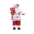 thumbnail image 1 of Christmas Chef Santa Figurine Doll Accessories Santa Claus Figurines, 1 of 6